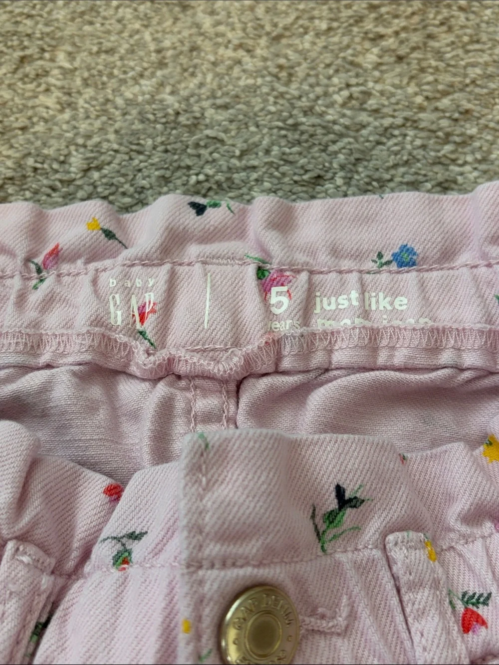 Pink Gap Jeans